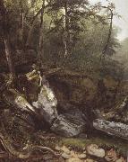 Study from Nature rocks and trees in the Catskills Asher Brown Durand